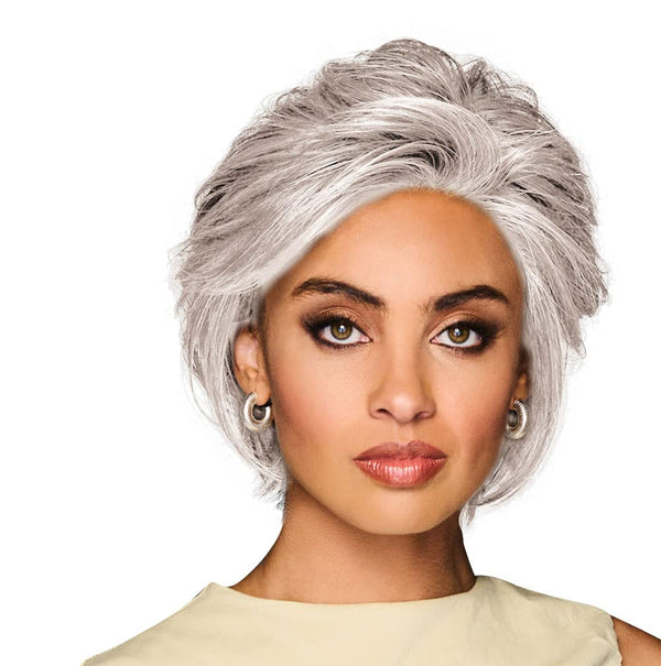 Gabor Lag en uttalelse lagvis moderne hakelengde Bob Wig, Designer Series by Hairuwear, gjennomsnittlig takstørrelse, GF4-6 Svart kaffe