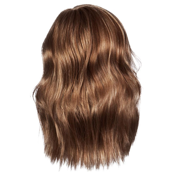 Gabor Love Wave Layered Shoulder-Length Wig With Soft Barrel Curled Waves by Hairuwear, Gjennomsnittlig hette, GL15-26SS smurt toast