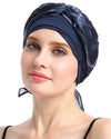Chemo Turban for kreftkvinner krefthodeklær hodeknapp skjerf cap