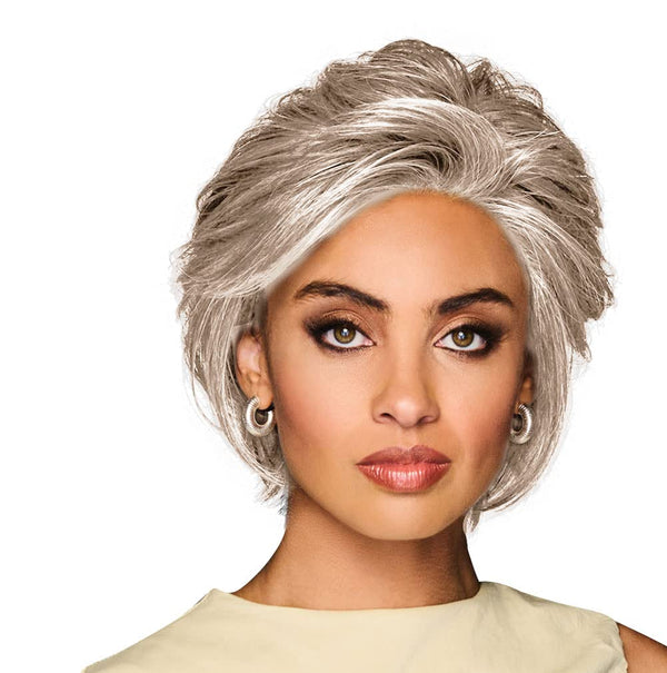 Gabor Lag en uttalelse lagvis moderne hakelengde Bob Wig, Designer Series by Hairuwear, gjennomsnittlig takstørrelse, GF4-6 Svart kaffe