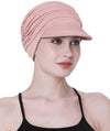 Focuscare Myk cellegift for kvinner, bambus baseball cap, turban for hårtap