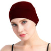 Bambus søvnhette for håravfall Hjemmehode for cellegift Kvinner Bike Hard Hat Helmet Liner Bomullsbeanie