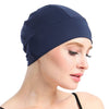 Bambus søvnhette for håravfall Hjemmehode for cellegift Kvinner Bike Hard Hat Helmet Liner Bomullsbeanie