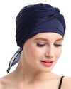 Chemo Turban for kreftkvinner krefthodeklær hodeknapp skjerf cap