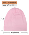 Focuscare Satin foret søvn Slouchy Cap Curly Girl Slap Headwear Gaver til krusete hårkvinner