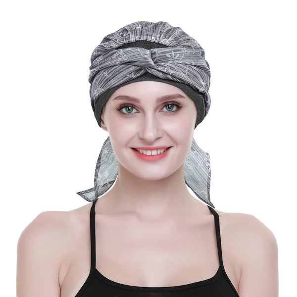 Chemo headwrap skjerf for hårtap Kvinner Kreft Hodeklær Medisinske gaver til alopecia