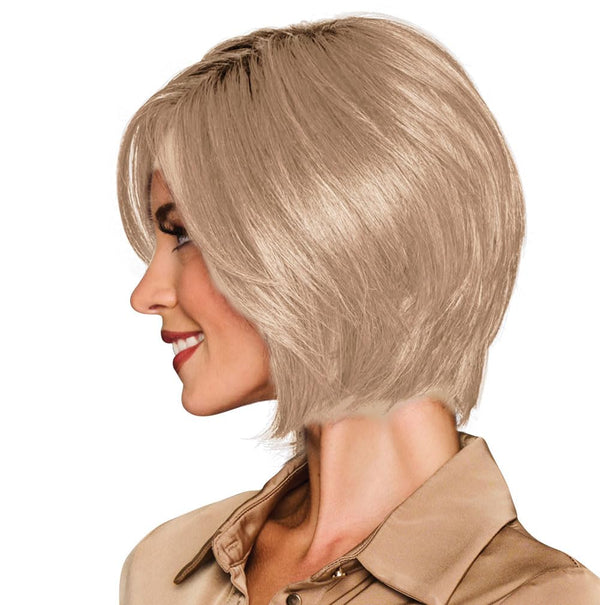 Gabor Glamorize alltid midtlengde bob parykk med ansiktsrammefunksjoner av Hairuwear, gjennomsnittlig hette, GF44-60SS Sugared Licorice