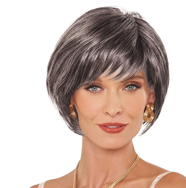 GABOR Spring Romance Short Textured Layered Shag Wig by Hairuwear, Average Cap, GL11-25SS Honey Pecan
