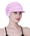 Focuscare Myk cellegift for kvinner, bambus baseball cap, turban for hårtap