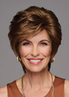 GABOR Femme & Flirty Short Shag Wig, Lightweight Volumous Style With Soft Layers, Average Cap, GL56-60 Sugared Silver