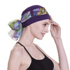 Elegant cellegift med silkeaktig skjerf for kreft kvinner hårtap sleep beanie