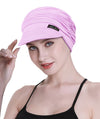 Focuscare Myk cellegift for kvinner, bambus baseball cap, turban for hårtap