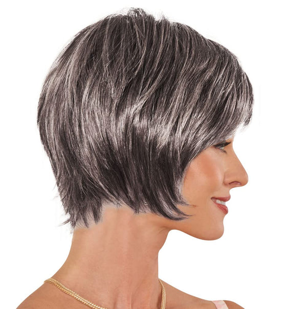 GABOR Spring Romance Short Textured Layered Shag Wig by Hairuwear, Average Cap, GL11-25SS Honey Pecan