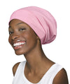 Focuscare Satin foret søvn Slouchy Cap Curly Girl Slap Headwear Gaver til krusete hårkvinner