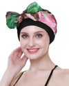 Chemo Turban for kreftkvinner krefthodeklær hodeknapp skjerf cap