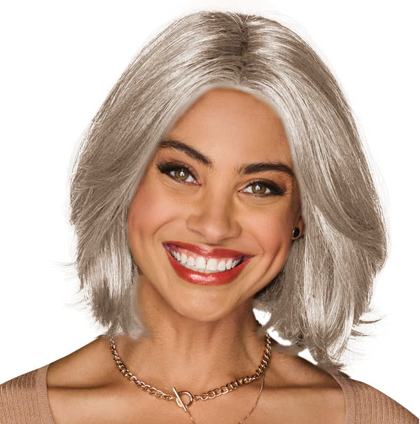 Gabor Gimme Drama Chin-Length Pageboy Long Layered Bob Wig av Hairuwear, Gjennomsnittlig hette, GF6-30 Copper Mahogany