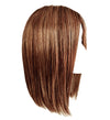 Gabor Glam Era skulderlengde Bob parykk, elegant og trendy med midtdel, gjennomsnittlig cap-GF31-29 brennende kobber