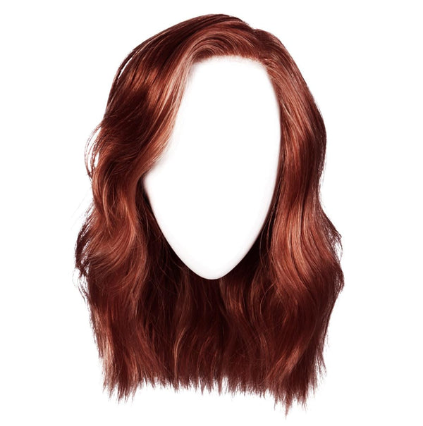 Gabor Love Wave Layered Shoulder-Length Wig With Soft Barrel Curled Waves by Hairuwear, Gjennomsnittlig hette, GL15-26SS smurt toast