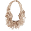 Gabor forlokkende lås parykk med langlagede bølger med hårklær, gjennomsnittlig hette, GF4-6 svart kaffe