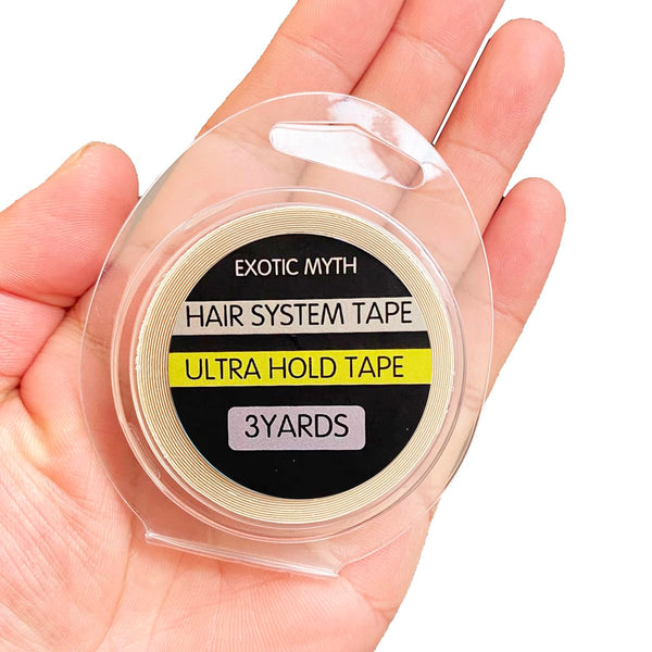 3YARDS LANGT HOLD TID DOBBEL SITE TAPE BESTILLING TAPE FOR TOUPEES AND WIGS (3/4 "X3YARDS)