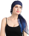 Chemo Turban for kreftkvinner krefthodeklær hodeknapp skjerf cap