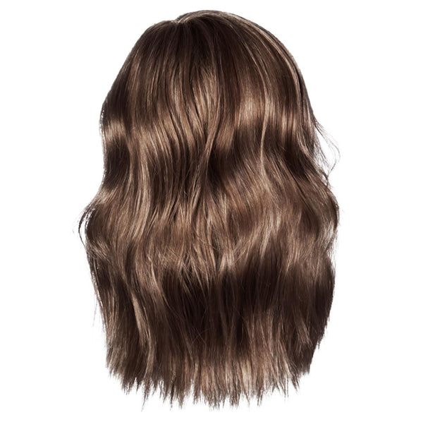 Gabor Love Wave Layered Shoulder-Length Wig With Soft Barrel Curled Waves by Hairuwear, Gjennomsnittlig hette, GL15-26SS smurt toast
