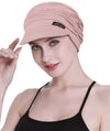 Focuscare Myk cellegift for kvinner, bambus baseball cap, turban for hårtap