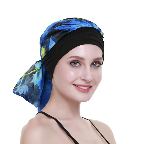 Chemo Turban for kreftkvinner krefthodeklær hodeknapp skjerf cap