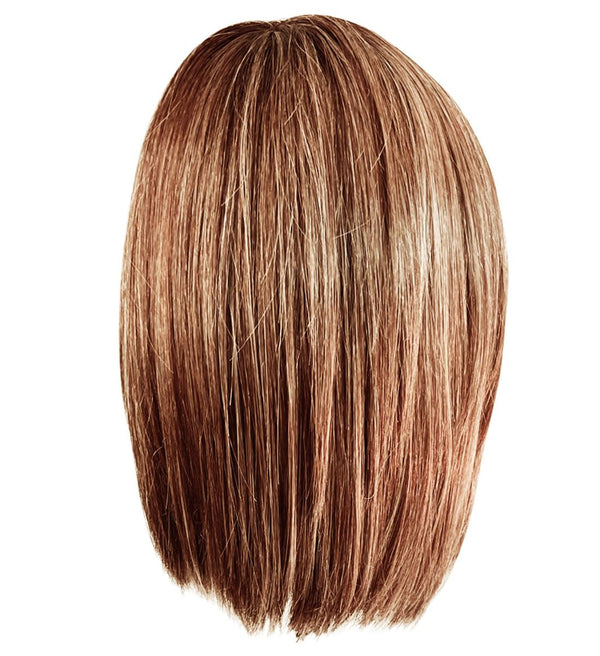 Gabor Glam Era skulderlengde Bob parykk, elegant og trendy med midtdel, gjennomsnittlig cap-GF31-29 brennende kobber