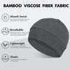 2PCS/4PCS 100% Bambus Viscose Beanies for Men Women Helmet Liner Lett sovende hette for cellegift Hårtap