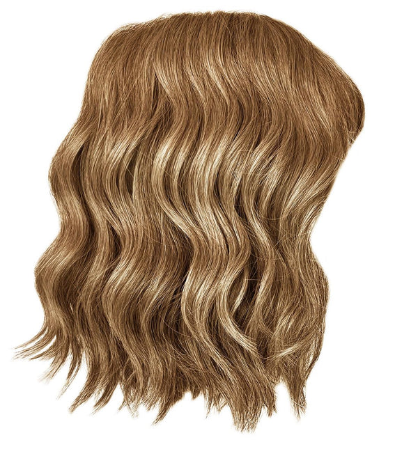 Gabor Conquer The Waves Designer Series Wig, Tusled Waves Mid-Length Bob Style, Gjennomsnittlig takstørrelse, GF14-22SS Sandy Blonde