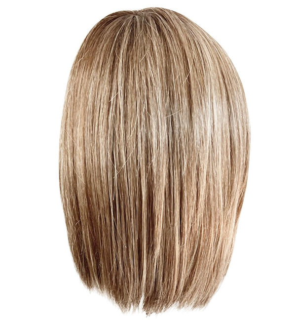 Gabor Glam Era skulderlengde Bob parykk, elegant og trendy med midtdel, gjennomsnittlig cap-GF31-29 brennende kobber
