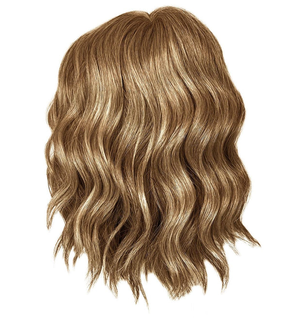 Gabor Conquer The Waves Designer Series Wig, Tusled Waves Mid-Length Bob Style, Gjennomsnittlig takstørrelse, GF14-22SS Sandy Blonde