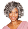 Søt snakk luksuriøs håndbundet hakelengde lagdelt parykk av hairuwear, gjennomsnittlig hette, GL2-6 svart kaffe