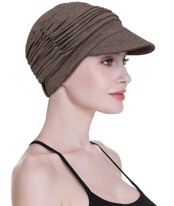 Focuscare Myk cellegift for kvinner, bambus baseball cap, turban for hårtap