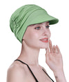 Focuscare Myk cellegift for kvinner, bambus baseball cap, turban for hårtap