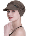 Focuscare Myk cellegift for kvinner, bambus baseball cap, turban for hårtap
