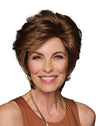 GABOR Femme & Flirty Short Shag Wig, Lightweight Volumous Style With Soft Layers, Average Cap, GL56-60 Sugared Silver
