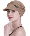 Focuscare Myk cellegift for kvinner, bambus baseball cap, turban for hårtap