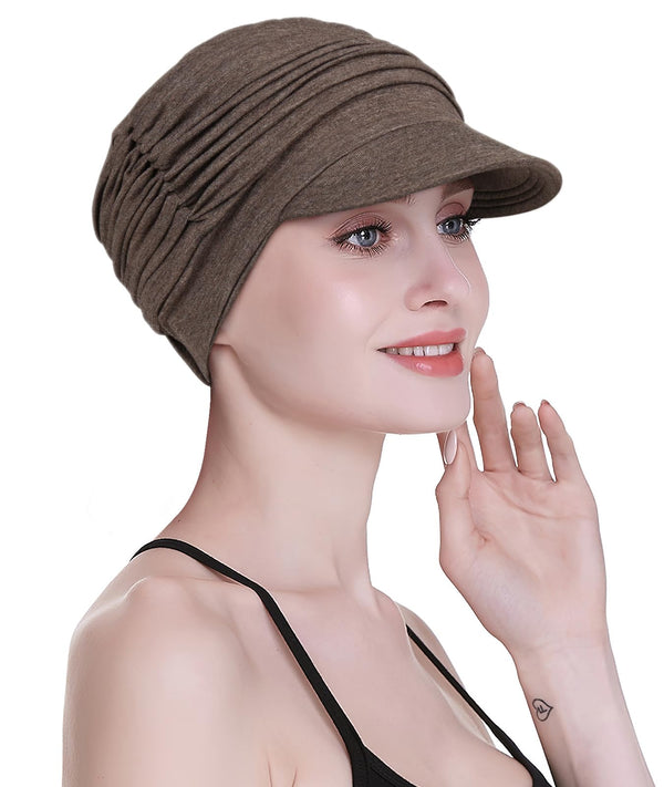 Focuscare Myk cellegift for kvinner, bambus baseball cap, turban for hårtap