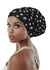 Focuscare Satin foret søvn Slouchy Cap Curly Girl Slap Headwear Gaver til krusete hårkvinner