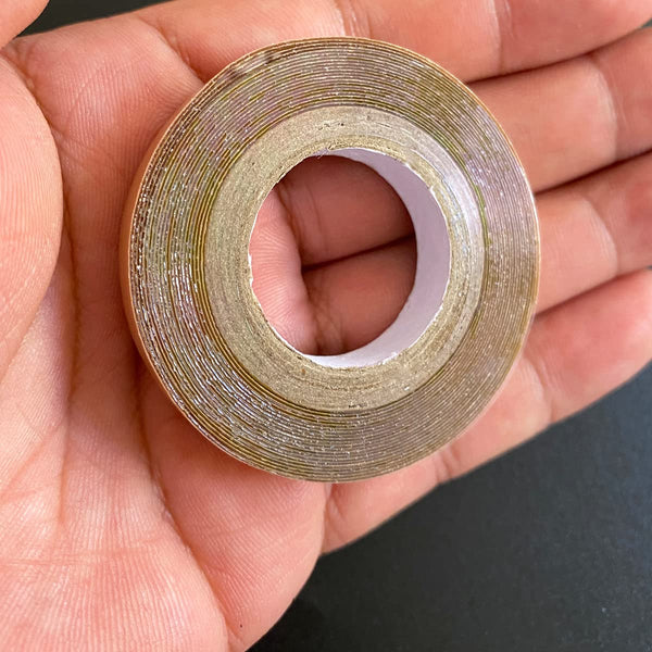 Mer enn 3 måneder holder tiden dobbeltsidig hårforlengelse tape hårbånd (10mmx3yards, hvitt)