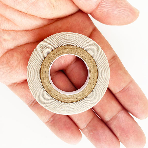 Mer enn 3 måneder holder tiden dobbeltsidig hårforlengelse tape hårbånd (10mmx3yards, hvitt)
