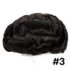 Generisk hårsystem for menn toupee fin mono hårstykke europeisk menneskehår erstatning npu hud rundt toupee for menn (5# middels lysebrun, 8x10 ""-120% middels lys til middels tetthet)