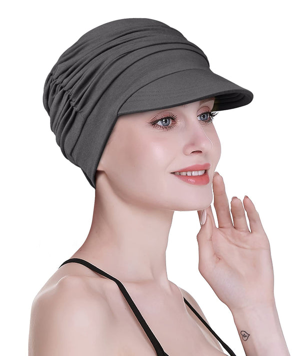 Focuscare Myk cellegift for kvinner, bambus baseball cap, turban for hårtap
