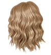 Gabor Conquer The Waves Designer Series Wig, Tusled Waves Mid-Length Bob Style, Gjennomsnittlig takstørrelse, GF14-22SS Sandy Blonde