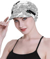 Focuscare Myk cellegift for kvinner, bambus baseball cap, turban for hårtap