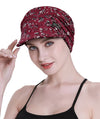 Focuscare Myk cellegift for kvinner, bambus baseball cap, turban for hårtap