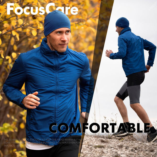 2PCS/4PCS 100% Bambus Viscose Beanies for Men Women Helmet Liner Lett sovende hette for cellegift Hårtap