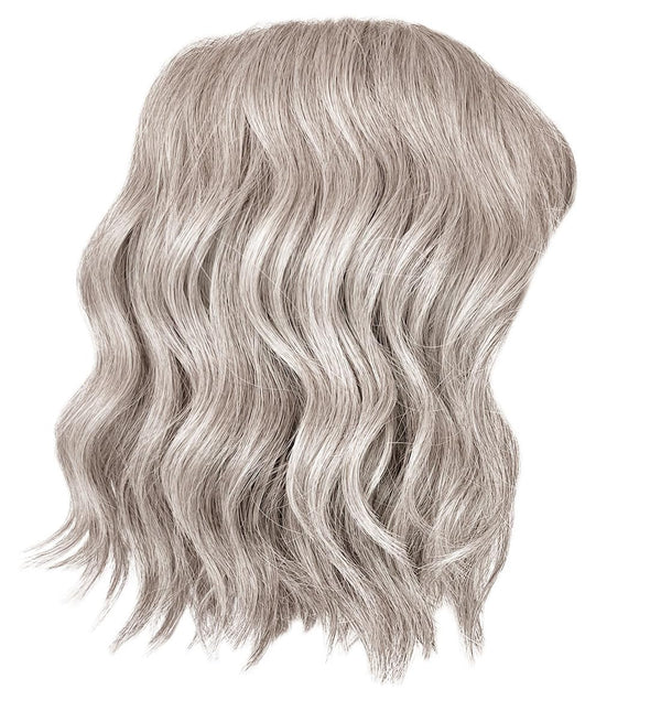 Gabor Conquer The Waves Designer Series Wig, Tusled Waves Mid-Length Bob Style, Gjennomsnittlig takstørrelse, GF14-22SS Sandy Blonde